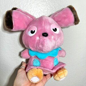 Pokémon Detective Pikachu Talking Plush Stuffed Animal Snubbull Pink Stuffie Toy